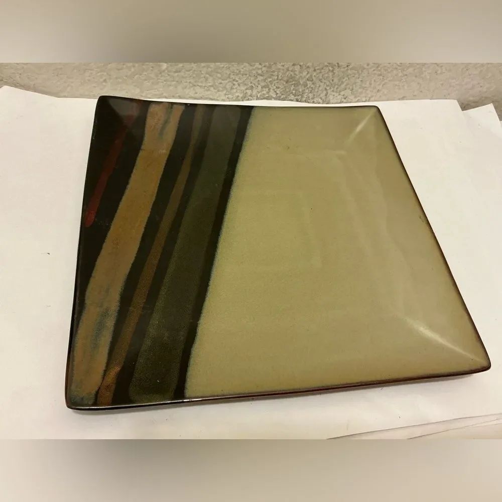 Sango Avanti Black 4721 Square Dinner Plate 10.5”Nice Replacement